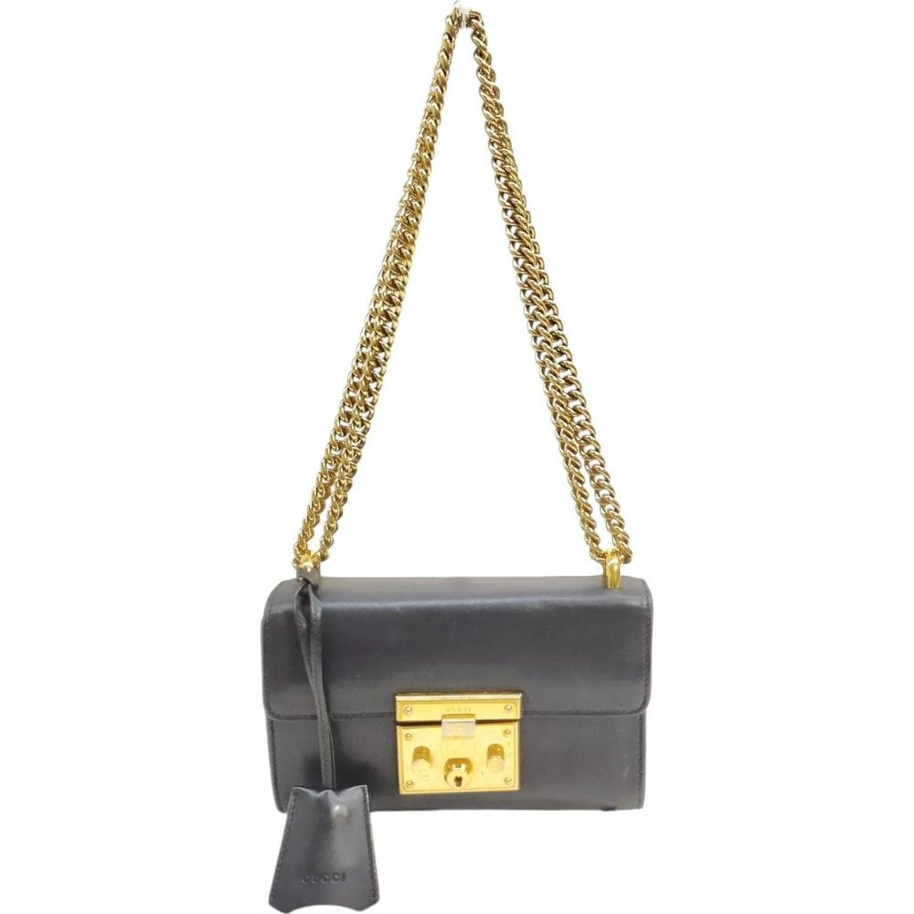 643474BC (X6) Gucci Shoulder Bag Black Leather